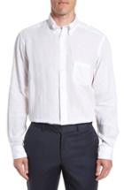 Men's Eton Contemporary Fit Solid Linen Dress Shirt .5 - White