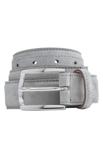 Men's Bugatchi Suede Belt - Grigio