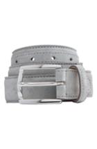 Men's Bugatchi Suede Belt - Grigio