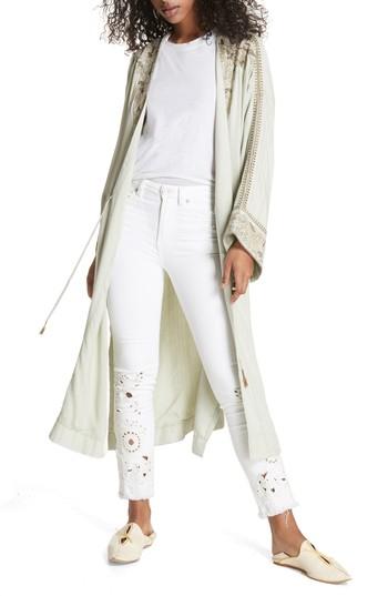 Women's Free People Afterglow Kimono Jacket - Green