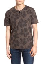 Men's Lucky Brand Floral Print Henley T-shirt
