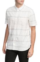 Men's Rvca Krazy Kat Woven Shirt, Size - Ivory