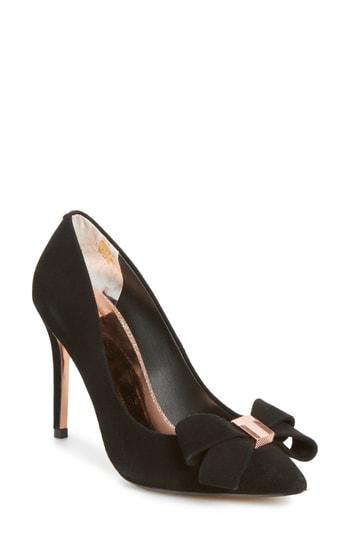 Women's Ted Baker London Skalett Pump .5 M - Black