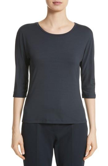 Women's Max Mara Circe Jersey Tee, Size - Blue