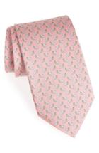 Men's Salvatore Ferragamo Euforia Print Silk Tie, Size - Pink