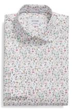 Men's Eton Contemporary Fit Print Dress Shirt .5 - White