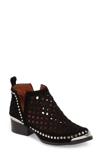 Women's Jeffrey Campbell Tagalong Cutout Bootie M - Black
