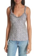 Women's Rebecca Taylor Floral Silk Camisole - Blue