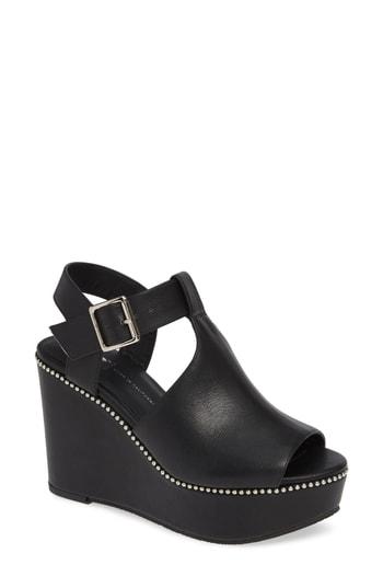 Women's Bc Footwear Here We Go Again Wedge Sandal .5 M - Black