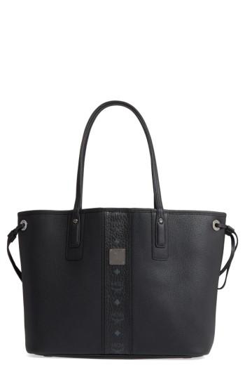 Mcm Medium Liz Reversible Visetos Leather Shopper -