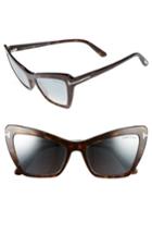 Women's Tom Ford Valesca 55mm Cat Eye Sunglasses -