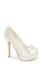 Women's Menbur 'flora' Bridal Platform Pump