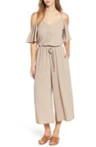 Women's Mimi Chica Cold Shoulder Crop Jumpsuit