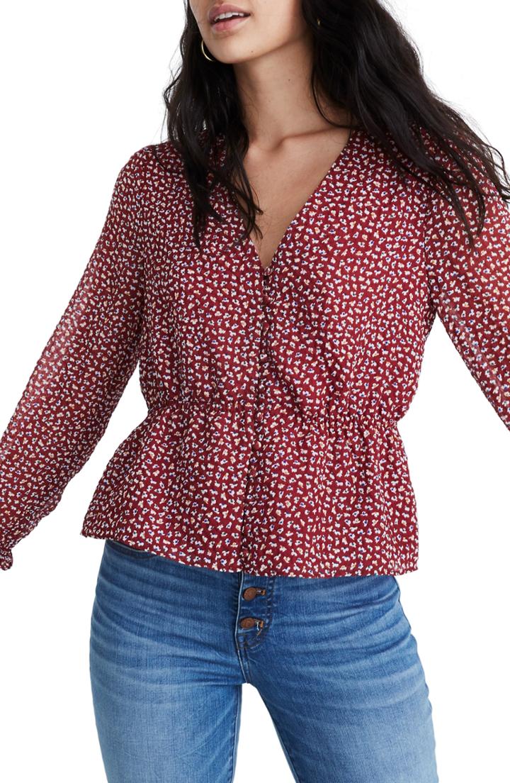 Women's Madewell Overture Top, Size - White