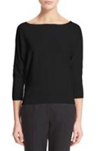 Women's Milly Dolman Sleeve Pullover, Size - Black