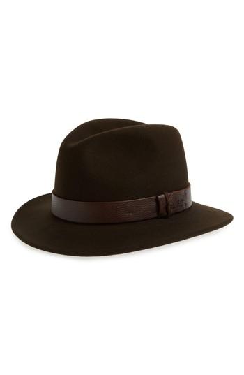 Men's Bailey Prindle Wool Fedora - Brown