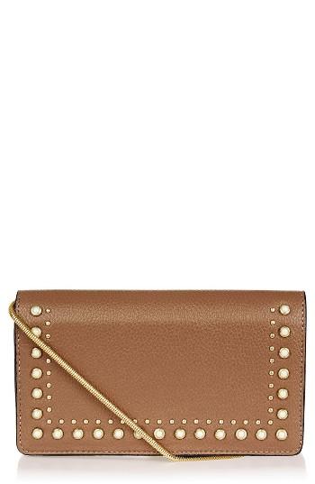 Topshop Orla Stud Faux Leather Crossbody -