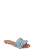 Women's Badgley Mischka Sharlene Sandal .5 M - Blue