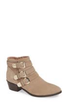 Women's Taryn Rose Samantha Buckle Bootie .5 M - Brown