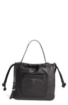 Marc Jacobs Tied Up Leather Hobo - Black