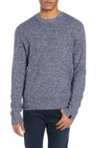 Men's Rag & Bone Haldon Regular Fit Cashmere Sweater, Size - Blue