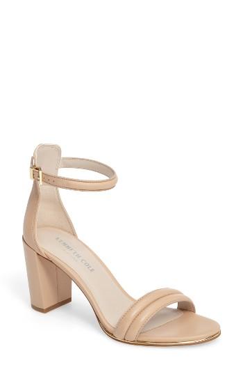 Women's Kenneth Cole New York 'lex' Ankle Strap Sandal .5 M - Beige