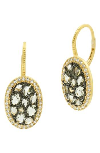 Women's Freida Rothman Rose Dor Stone Earrings