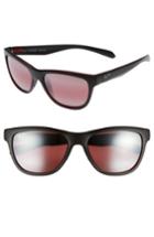 Women's Maui Jim Secrets 56mm Polarizedplus2 Sunglasses - Black W/ Red/ Maui Rose