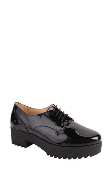 Women's Ukies Andrea Lug Oxford M - Black
