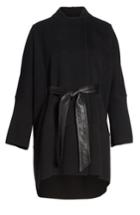 Women's St. John Collection Wool, Angora & Cashmere Blend Jacket, Size - Black