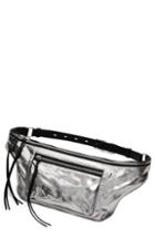 Rag & Bone Large Elliot Metallic Leather Fanny Pack - Metallic