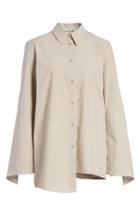 Women's Acne Studios Balzac Asymmetrical Poplin Blouse