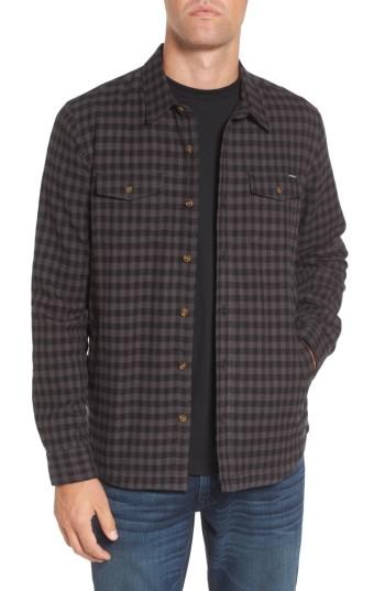 Men's O'neill Gronk Lined Flannel Shirt - Black