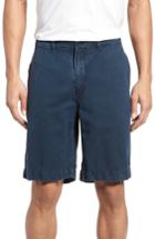 Men's Billy Reid Clyde Cotton & Linen Shorts - Blue