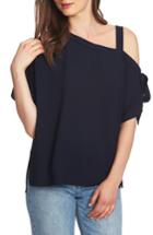 Women's 1.state One-shoulder Tie Sleeve Top, Size - Blue