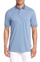 Men's Ted Baker London Chumm Trim Fit Birdseye Polo (s) - Blue