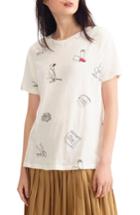 Women's J.crew Happy Days T-shirt - Ivory