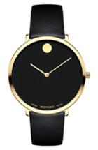 Women's Movado Ultra Slim Special Edition Leather Strap Watch, 35mm