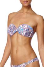 Women's Melissa Odabash Martinique Bandeau Bikini Top - Purple