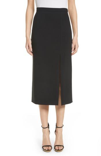 Women's Michael Kors Wool Blend Pencil Skirt - Black