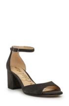 Women's Sam Edelman Susie D'orsay Ankle Strap Sandal .5 M - Grey