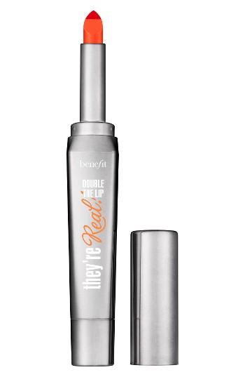 Benefit They're Real Double The Lip Lipstick & Liner .05 Oz - Flame Game