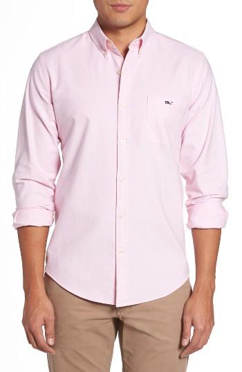 Men's Vineyard Vines Oxford - Tucker Slim Fit Solid Sport Shirt