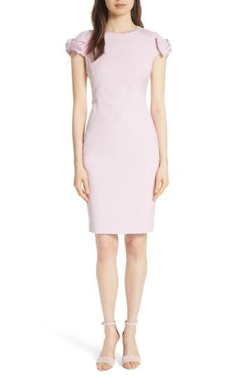 Women's Ted Baker London Bow Shoulder Pencil Dress - Purple