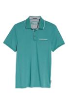 Men's Ted Baker London Derry Modern Slim Fit Polo (m) - Green