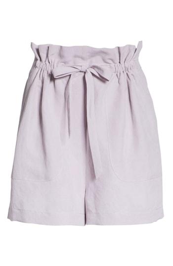Women's Rebecca Taylor Slub Linen Blend Shorts