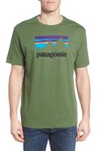 Men's Patagonia Shop Sticker Fit T-shirt, Size Medium - Green