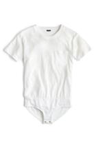 Women's J.crew Bodysuit Tee - White