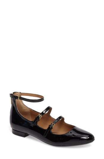 Women's Calvin Klein Gavinia Strappy Flat M - Black