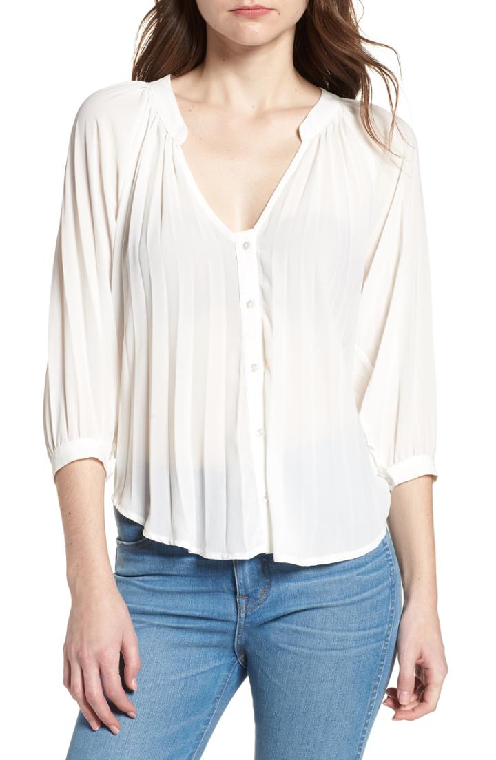 Women's Bishop + Young Pleated Top